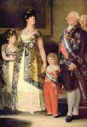 Francisco de Goya Portrat der Familie Karls IV oil painting